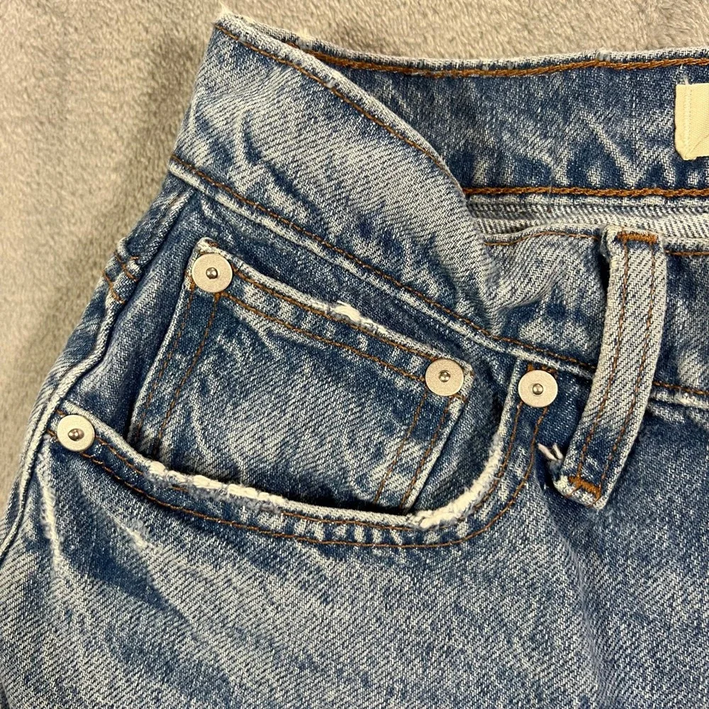 MADEWELL The Perfect Vintage Straight Jean Women 23 Blue High Rise 100% Cotton